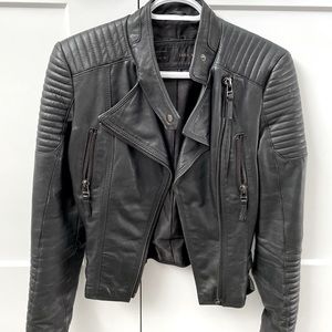 ZARA Faux Leather Biker Jacket